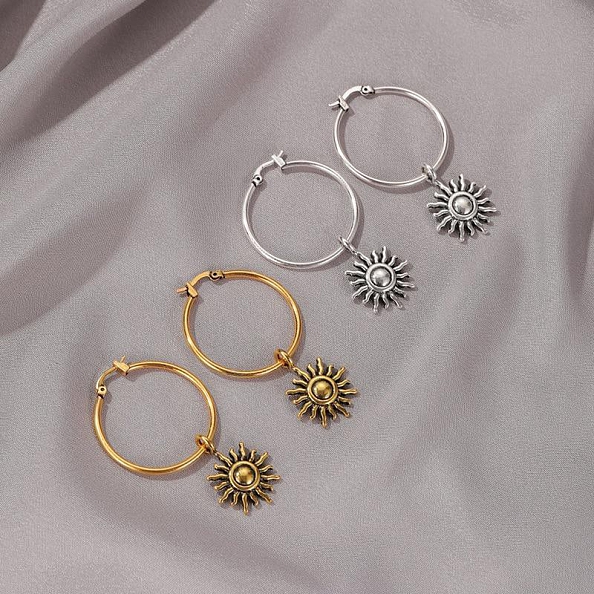 Sunshine Hoop Earrings PWB536