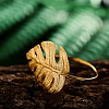 Monstera Leaf Ring PWB247