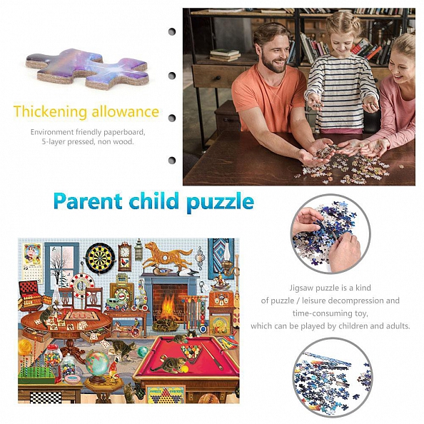 1000pcs Leisure Time-Jigsaw Puzzle(69x51cm) PW579