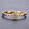 S925 Sterling Silver Snowflake Ring PWB241