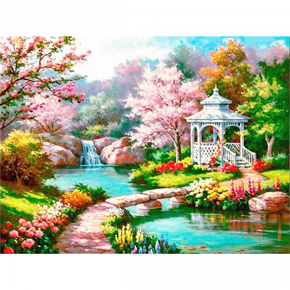 Full Drill 5D Diamond Painting Kit (DIY)-Spring Garden PW527
