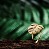 Monstera Leaf Ring PWB247