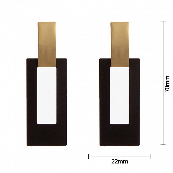 Minimalist Geometric Earrings PWB136