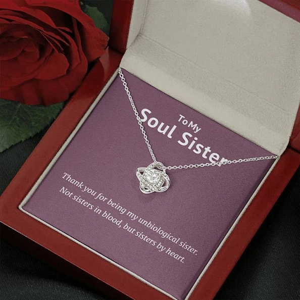 To My Soul Sister Necklace PWB204
