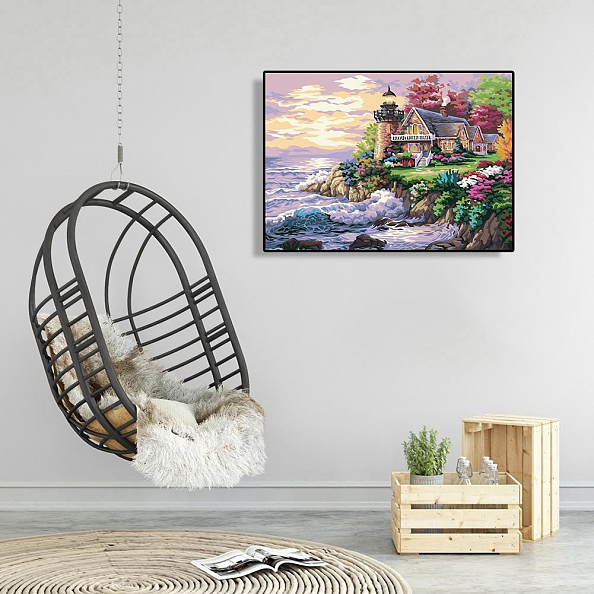 DIY Paint By Numbers-Dream House(40*50 CM) PW605