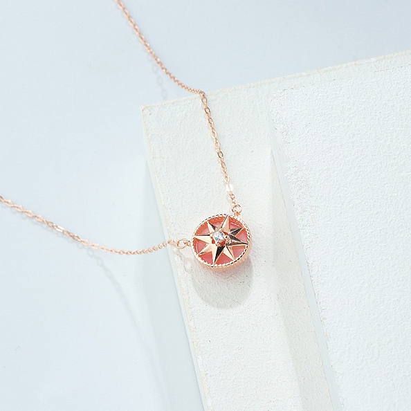 Octopus Compass Necklace PWB469