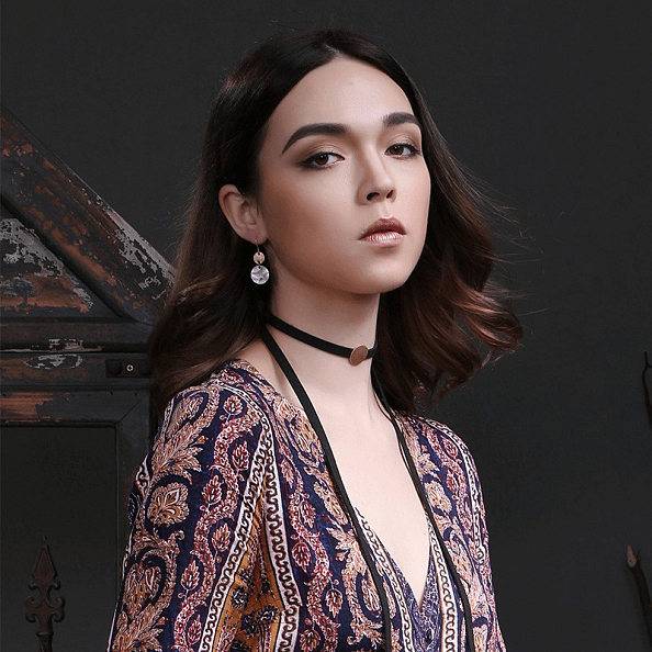 Retro Coin Circle Earrings PWB135