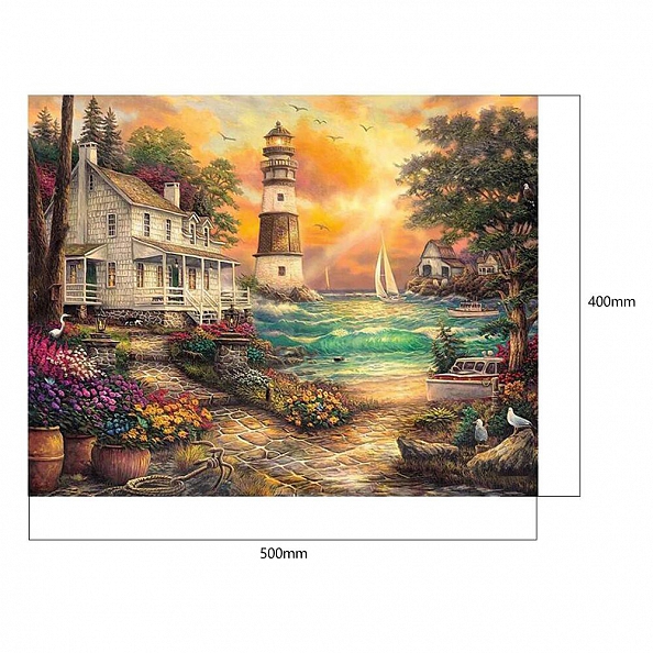 Paint By Numbers-DIY Woodland Hut(40*50 CM) PW623