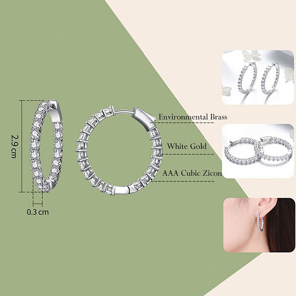 Minimalist Hoop Earrings PWB331