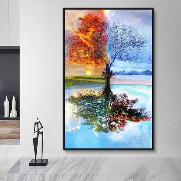 Tree Paint By Numbers Kits PW112