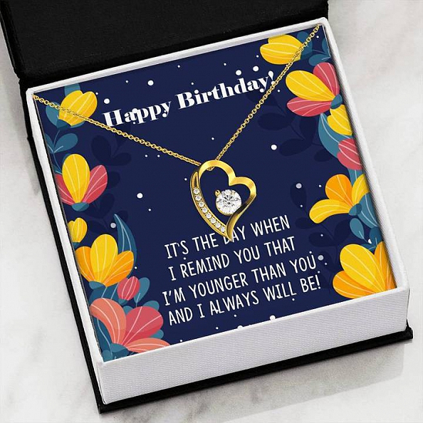Happy Birthday Forever Love Necklace PWB227