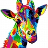 Animal Giraffe Paint By Numbers Kits PW099