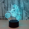 3D Motorcycle Illusion Lamp Gift 7/16 Colors PW554