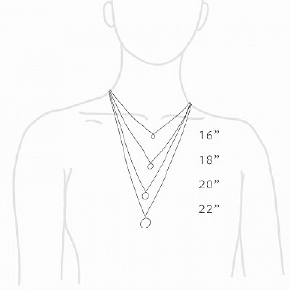 Handmade Initials Heart Necklace PW844