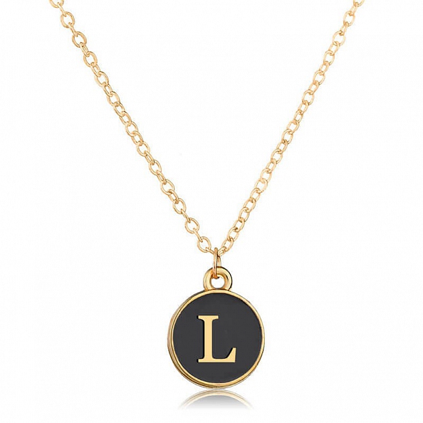 Initial Letter Pendant Necklace PW888