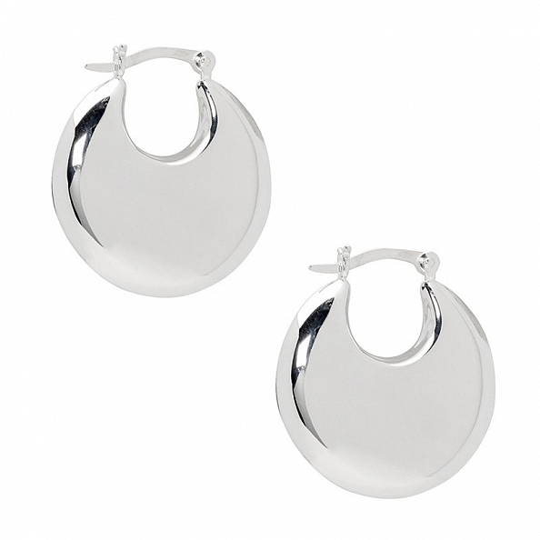 Minimalist hoop earrings PWB046
