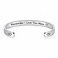 REMEMBER I LOVE YOU Family Cuff Bangle PWB432