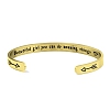 Beautiful Girl You Can Do Amazing Things Inspirational Bangle PWB395