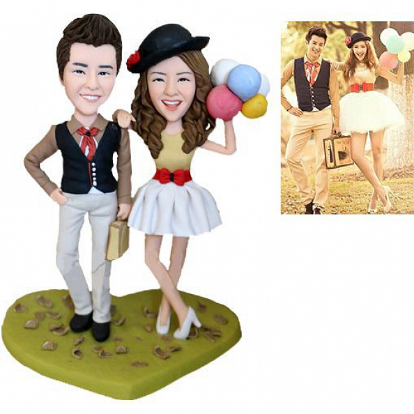 Fully Customizable 2 person Custom Bobblehead PW275