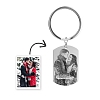 Custom photo engraved stainless steel key chain PW344