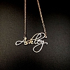 Custom Titanium steel name necklace PW058