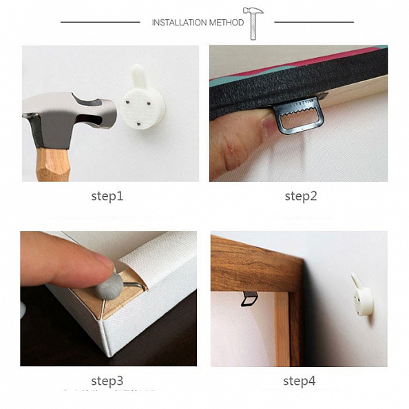 Custom Photo Canvas Prints With Frame Family Photo Home Decoration PW235