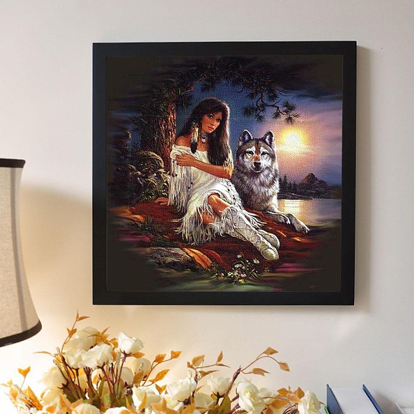 DIY Full Round Drill Beauty Diamond Painting - PW708