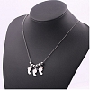 Personalized Mother's Necklace Baby Feet Charm PW829