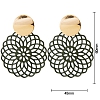 Hollowed-out earrings PWB130