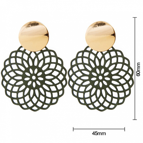 Hollowed-out earrings PWB130