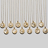 Zodiac 12 Costellation  Pendant Necklaces PW883