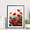 Paint By Numbers-DIY Red Flowers(40*50 CM) PW621