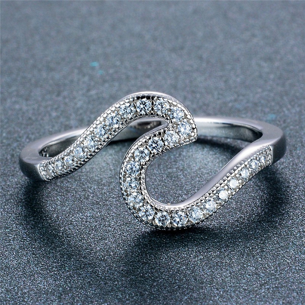 S925 Can't Stop The Wave Ring PWB275