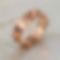 Hollow Rose Gold Band Ring PWB277