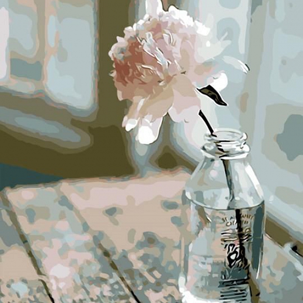 Flower Bottle Flower Paint By Numbers Kits PW125