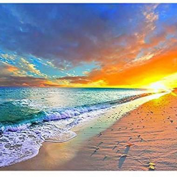 Natural Beach Paint By Numbers Kits PW167