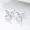 Four - leaf Clover Stud Earrings PWB453