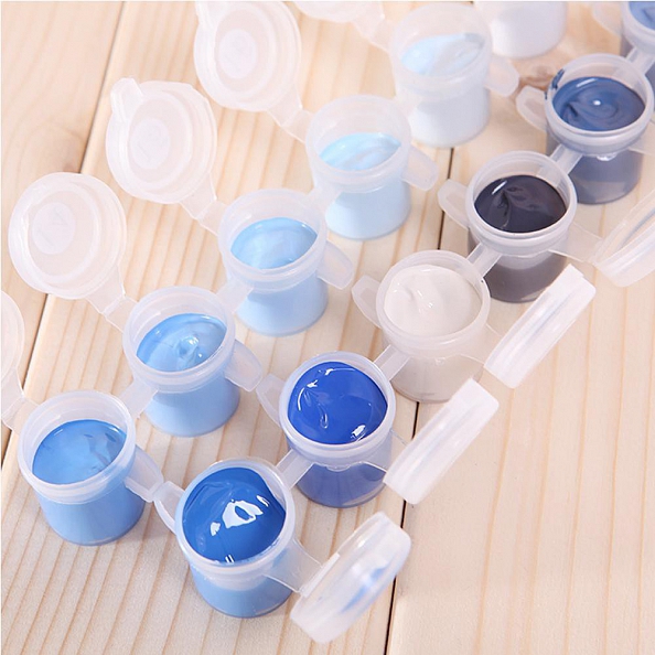 Diy Paint by Number Kits - Swimming Dog PW658