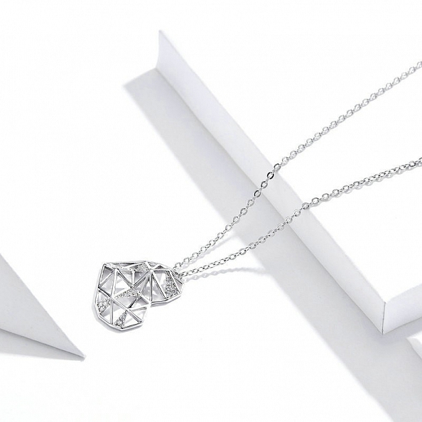 Irregular Heart Pendant Necklace PWB532