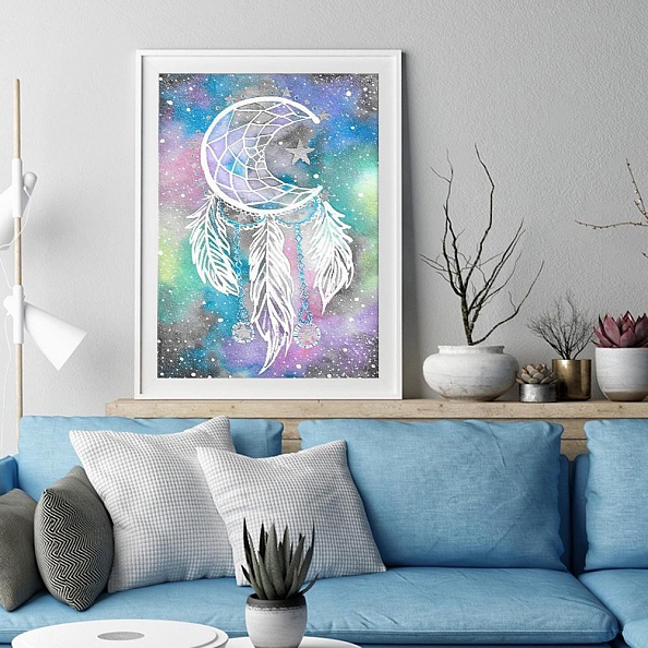  Full Round Diamond Painting -Dreamcatcher PW693
