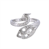 Silver Peacock Charm Ring PWB533