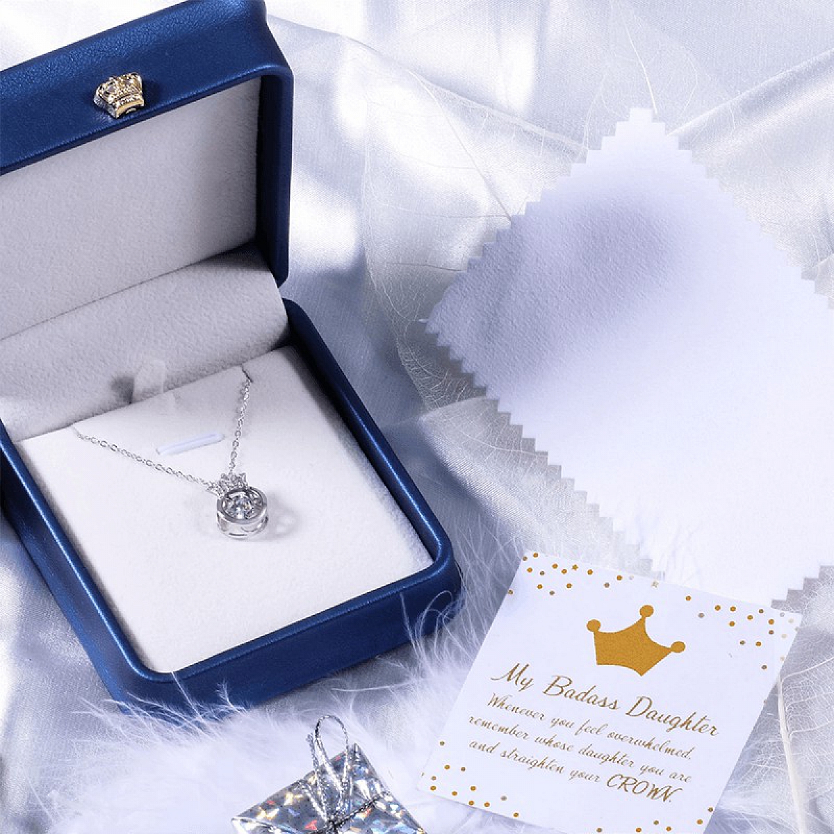 Sparkling Crown Necklace PWB103 