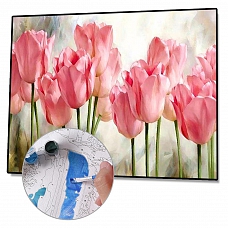 DIY Paint By Number Kits- Beautiful Flowers (40*50 CM) PW617