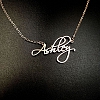 Custom Titanium steel name necklace PW058