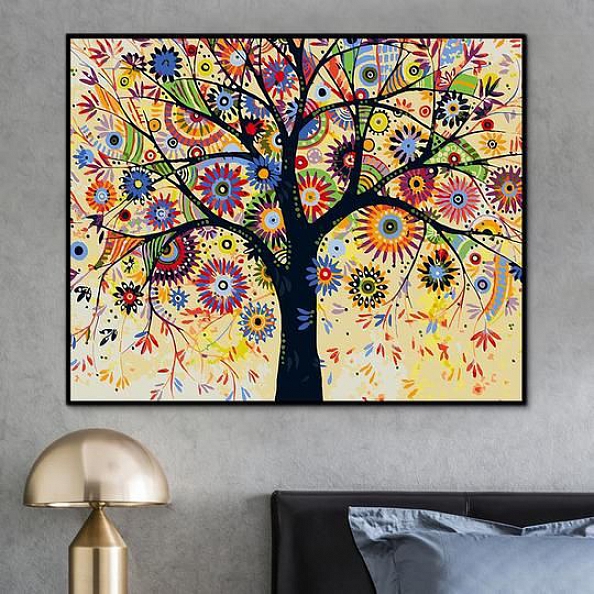 Tree Paint By Numbers Kits PW127