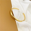 Never Give Up Gold Cuff Bracelet PWB383