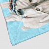 Custom Dog Blankets Personalized Pet Photo Blankets Painted Art Portrait Fleece Blanket PW002