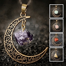 Vintage Moon Necklace PWB001