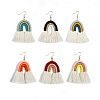 Colorful tassel earrings PWB226