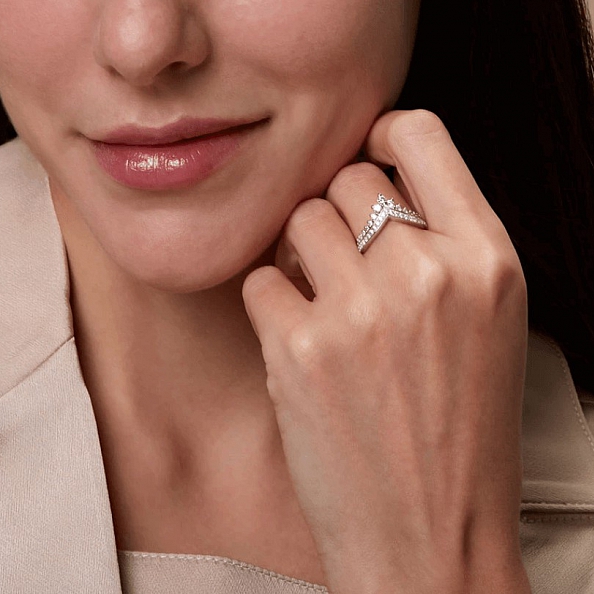 S925 TIARA RING -TO MY BADASS GRANDDAUGHTER PWB209